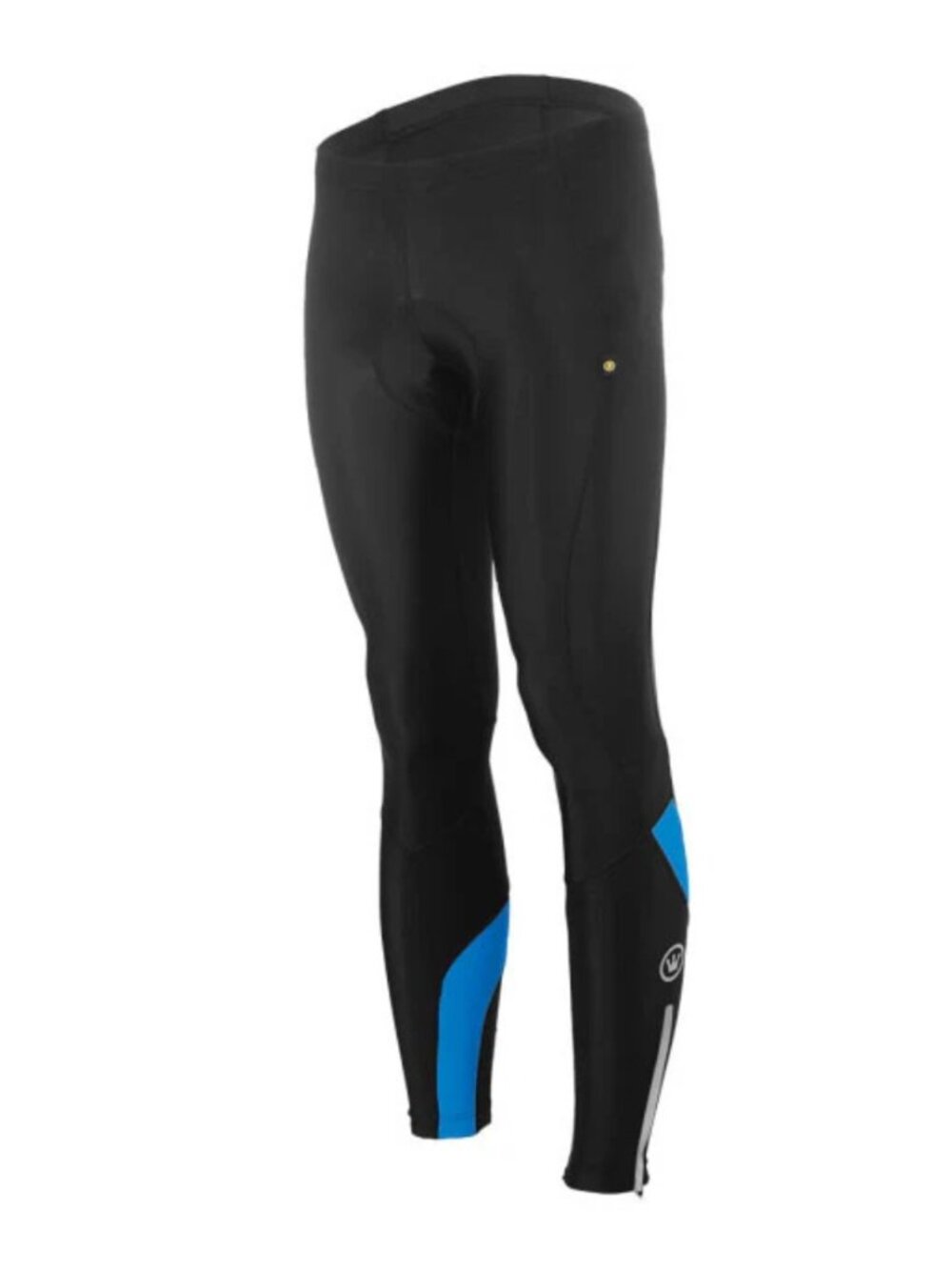 CANARI Bike Cycling Padded Tights Black Mens XL Optic Nova Spiral Ankle Zip